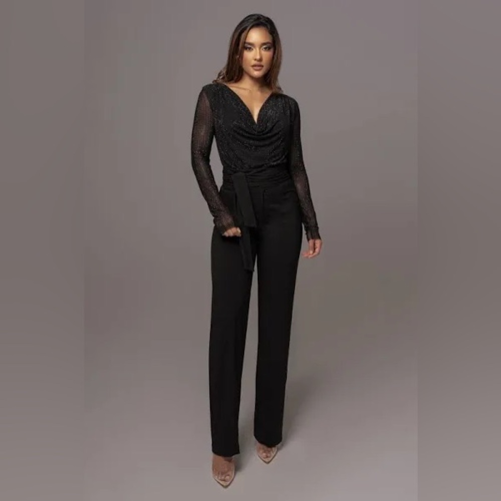 Black Rutched top